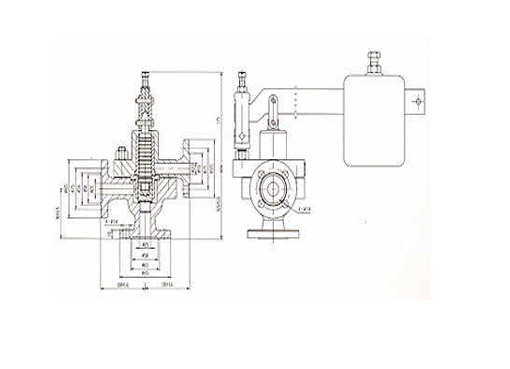 GA49H脉冲式安全阀,压力材质:PN16C/25/40/100,介质:水、油品、气、蒸汽