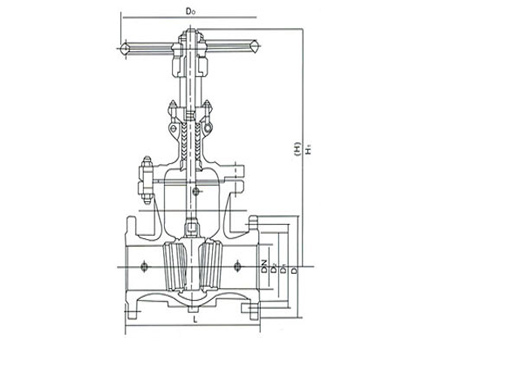 BZ41W保温法兰闸阀,压力材质:PN1.0MPa-10.0MPa (PN1.0~10.0, Class150~600, JIS10K~20K),介质:重油、胶类、硝酸、醋酸、强氧化性介质及尿素等多种介质