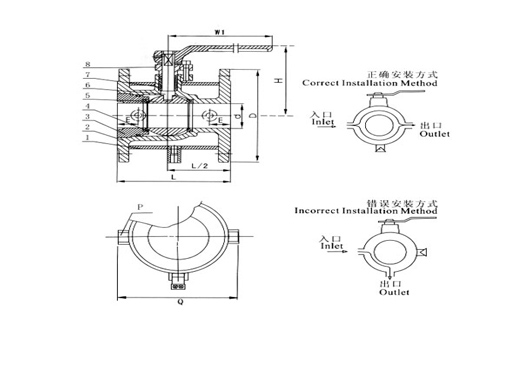 BQ41F二通软硬密封保温球阀,压力材质:PN1.6Mpa～6.4Mpa,介质:水、蒸汽、油品、气体、导热油、重油、胶类以及酸碱介质等