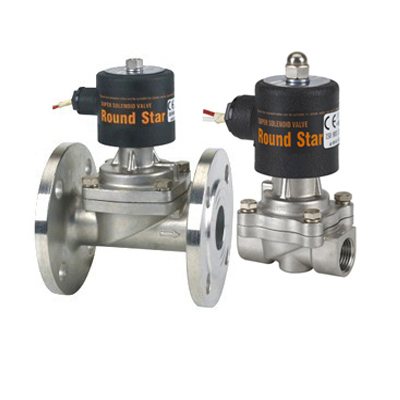 RSPS不锈钢电磁阀,压力材质:PN16C/25/40/64,介质:水、油品、气、蒸汽