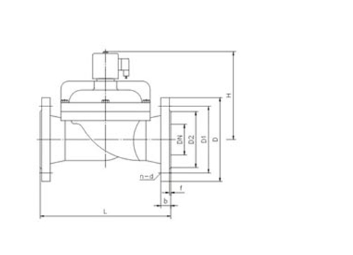ZCM空气法兰电磁阀,压力材质:PN1.0,介质:水、油品、气、蒸汽