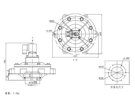 DMF淹没式电磁阀,压力材质:PN0.1,介质:水、油品、气、蒸汽