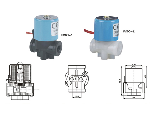 RSC饮水机电磁阀,压力材质:PN16C/25/40/64,介质:水、油品、气、蒸汽