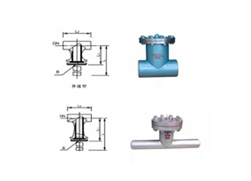 对焊连接直流式T型过滤器,压力材质:PN16/25,介质:水