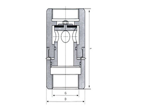 Y13X铜螺纹比例式减压阀,压力材质:PN16T/25T,介质:水、油品、气、蒸汽