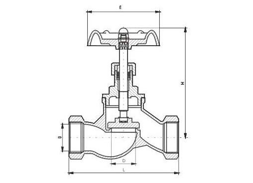 J11W-J13W不锈钢内螺纹截止阀,压力材质:PN1.6MPa-32.0MPa,介质:碱液、盐水、海水等、油类、硝酸类腐蚀性介质