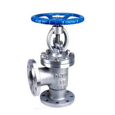 J44HY角式截止阀,压力材质:PN 1.6~6.4 Mpa,介质:水、蒸汽、油品(C)、硝酸类(P)、醋酸类(R)等