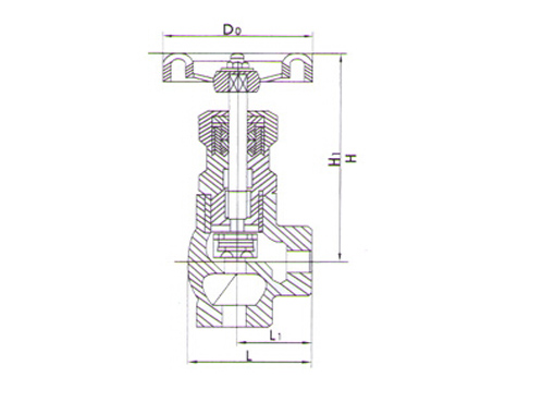 J14B内螺纹角式氨用截止阀,压力材质:PN1.6MPa-2.5MPa,介质:氨天、天然气、氧气、氮气、氢气等气体的液化与纯化系统