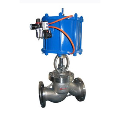 J641H气动截止阀,压力材质:PN1.6MPa～16.0MPa/25MPa,介质:水、蒸气、油品等