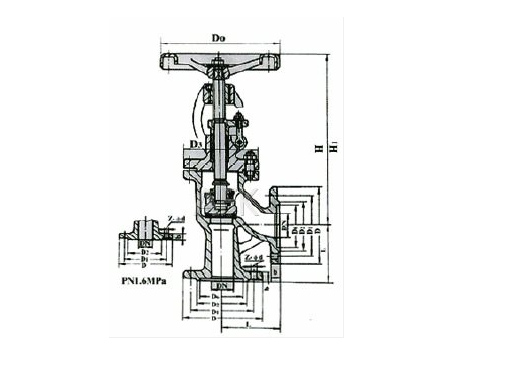 J44W铜角式截止阀,压力材质:PN16T/25T,介质:水、蒸气、油品等
