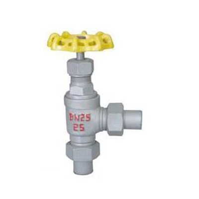 J24B外螺纹角式氨用截止阀,压力材质:PN1.6MPa-2.5MPa,介质:氨天、天然气、氧气、氮气、氢气等气体的液化与纯化系统