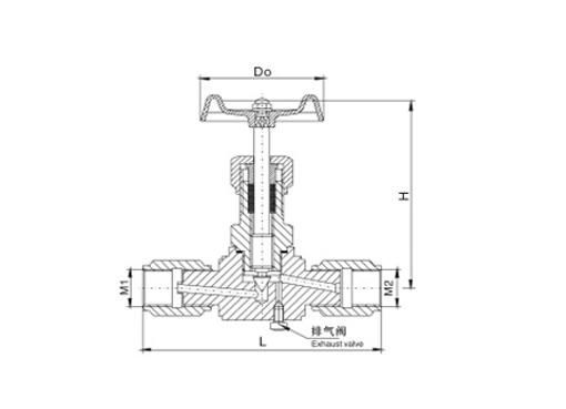 JJM1-JJM8压力表截止阀,压力材质:PN16.0MPa,介质:水、蒸气、油品等