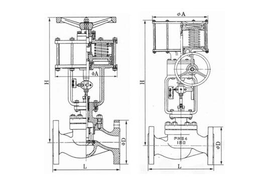 ZSPC气动快速切断阀,压力材质:PN1.6Mpa/2.5Mpa/4.0Mpa,介质:水蒸汽油品类气液体、醋酸类、硝酸碱类腐蚀性气液体等