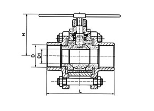 Q11Y高压锻钢球阀,压力材质:PN160/320,介质:水、油品、氮气、氨气、氢气液化气等