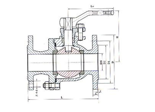 Q41N-F液化气专用球阀,压力材质:PN16/25/40C/P/R,介质:液化气、天然气等