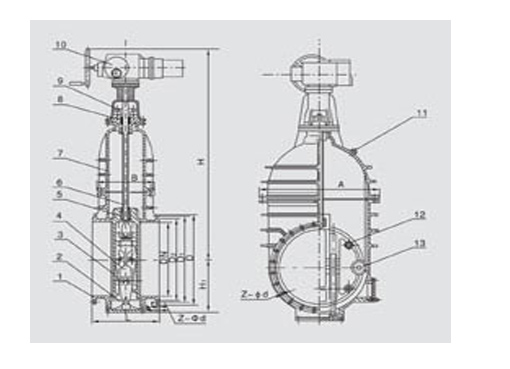 MZ948W电动煤气快速启闭闸阀,压力材质:PN1.5/2/2.5,介质:煤气、天然气、焦炉炉煤气、发生炉煤气、水煤气、油煤气等
