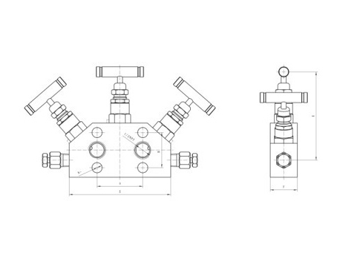 SSV5NVF8FL美标变送器五组阀,压力材质:PN2.5、PN4、PN6.4、PN16、PN32,介质:水、油、气等腐蚀性与非腐蚀性介质等