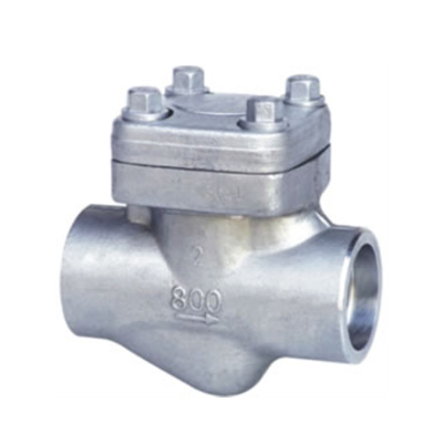 H61H-Y承插焊锻钢止回阀,压力材质:PN800Lb,介质:水、油品、蒸汽等
