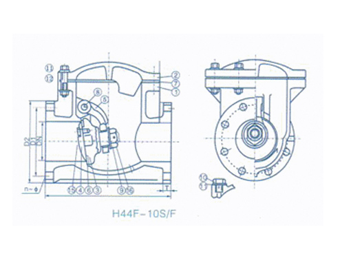H44F工程塑料止回阀,压力材质:PN10S,介质:水