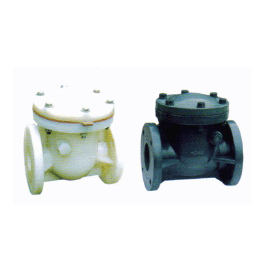 H44F工程塑料止回阀,压力材质:PN10S,介质:水